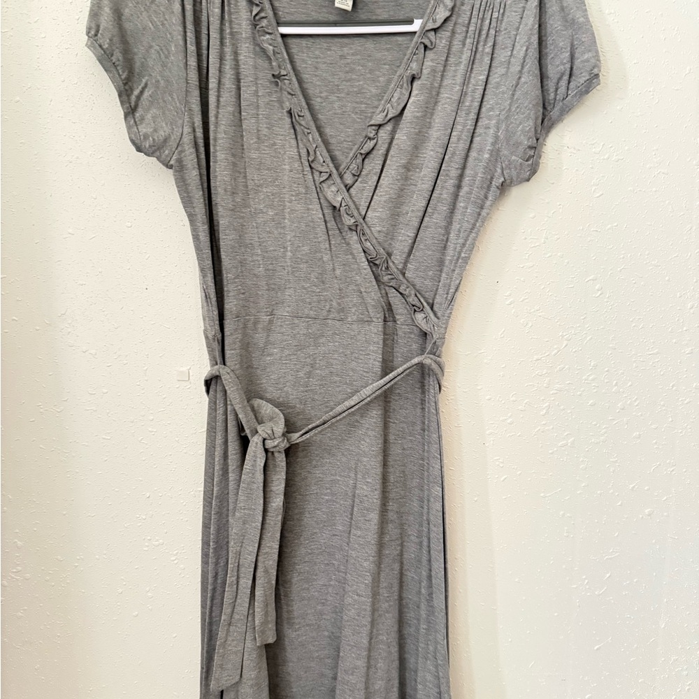 Merona Heather Gray V-Neck Top